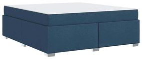 vidaXL Σκελετός Κρεβατιού Μπλε 180 x 200 cm ύφασμα