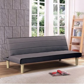 BIZ Καναπές - Κρεβάτι Σαλονιού Καθιστικού - Ύφασμα Καφέ 167x75x70cm /Κρεβάτι 167x87x32