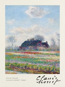Αναπαραγωγή Tulip Fields - Claude Monet, (30 x 40 cm)