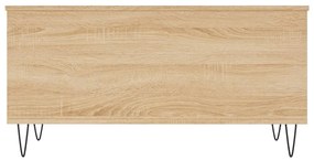 vidaXL Τραπεζάκι Σαλονιού Sonoma Δρυς 90x44,5x45εκ. Επεξεργασμένο Ξύλο