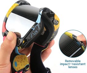 Παιδική μάσκα Σκι - HX040 - 920686 - Red/Blue