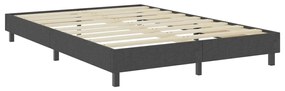 vidaXL Κρεβάτι Boxspring Σκούρο Γκρι 180 x 200 εκ. Υφασμάτινο