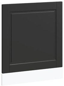 vidaXL Πίνακας πλυντηρίου πιάτων Porto Μαύρο 60x1,5x67 εκ. Επεξ. Ξύλο