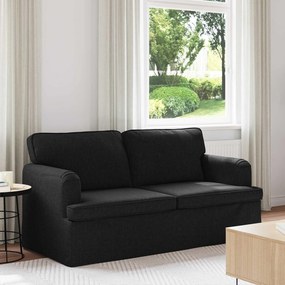 vidaXL Καναπές Μαύρο 162 x 80 x 85 εκ ύφασμα