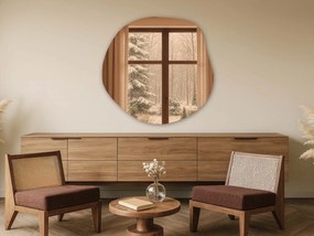 Μπρούτζινος καθρέφτης Base B30 80×77