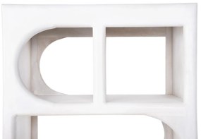 ΡΑΦΙΕΡΑ ΚΟΜΜΟ HANDYR  ΜΑΣΙΦ ΞΥΛΟ MANGO ΣΕ ΛΕΥΚΟ ΧΡΩΜΑ 60x35x120Υεκ.