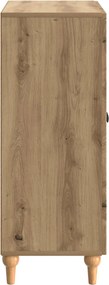 vidaXL Πλαϊνό γραφείο Artisan Δρυς 66 x 34,5 x 90 εκ
