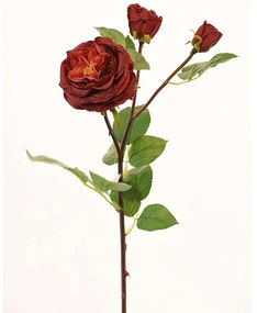 Τεχνητό Κλωνάρι Τριαντάφυλλο 1820-7 61cm Red Supergreens Πολυαιθυλένιο