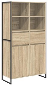 vidaXL Πλαϊνό γραφείο με συρτάρι 2 pcs Σονόμα 81 x 36 x 150.5 εκ.