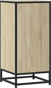 vidaXL Συρταριέρα Sonoma Δρυς 35,5x35x76 εκ. Επεξ. Ξύλο + Μέταλλο
