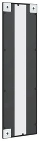 Καθρέφτης Ορθογώνιος Μαύρος 30 x 100 εκ. από Σίδερο - Μαύρο