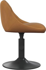 vidaXL Περιστρεφόμενες Καρέκλες Τραπεζαρίας 2 pcs Καφέ