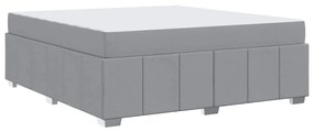 vidaXL Σκελετός Κρεβατιού Ανοιχτό γκρι 180 x 200 cm ύφασμα