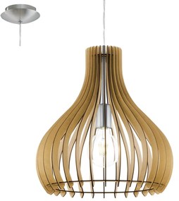 Φωτιστικό Οροφής Tindori 96258 Honey Eglo Metal,Wood