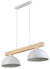 Κρεμαστό Φωτιστικό Οροφής 2xE27 15W IP20 Oslo TK Lighting 4713 Λευκό