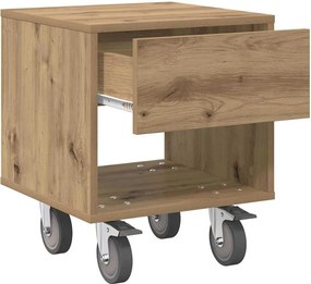 vidaXL Κομοδίνο 2 τμχ. Artisan Oak 40,5 x 40 x 48 εκ.