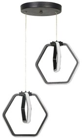 Φωτιστικό Οροφής Holt 0189414 20x20x68cm Led 48W Black Megapap Metal