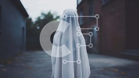 Intra Συλλεκτικό Ξύλινο Παζλ Plywood  4mm - Ghostly Figure στο Alleyway Σε Ξύλινο Κουτί - Διαστάσεις Puzzle: 10x10 cm – 25 κομμάτια