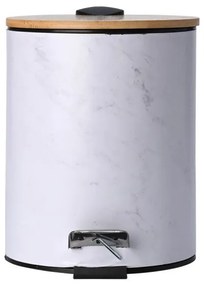 ESTIA ΧΑΡΤΟΔΟΧΕΙΟ ΜΠΑΝΙΟΥ MARBLE SOFT CLOSE 5lt