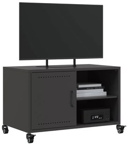 vidaXL Έπιπλο Τηλεόρασης Μαύρο 68x39x43,5 εκ. Χάλυβας