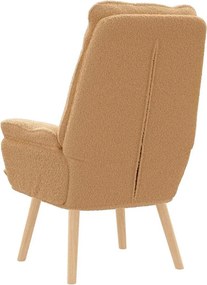 vidaXL Πολυθρόνα Μπεζ 69 x 74 x 93 εκ. Υφάσματος Sherpa