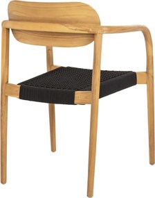 ΠΟΛΥΘΡΟΝΑ OSLO HM9636.02 ΞΥΛΟ TEAK ΦΥΣΙΚΟ & ΣΧΟΙΝΙ--B’ΔΙΑΛΟΓΗΣ 55x54x80Y εκ.