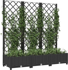 vidaXL Κήπος Μαύρο 120 x 40 x 121,5 cm