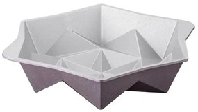 Φόρμα ψησίματος Dr.Oetker Origami 2556, 28 cm, σχήμα Origami, Χυτό αλουμίνιο, Ροζ χρυσό