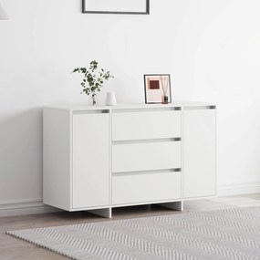 vidaXL Πλαϊνό γραφείο Λευκό 120 x 41 x 75 εκ. Επεξεργασμένο ξύλο