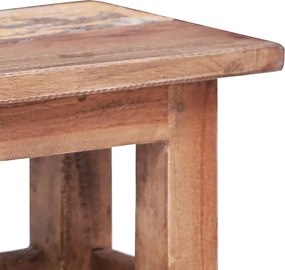 vidaXL Τραπεζάκια Ζιγκόν 2 τεμ. από Μασίφ Ξύλο Μαόνι