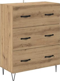 vidaXL Highboard 2 pcs Artisan Oak 69,5 x 34 x 180 εκ.