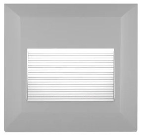 Απλίκα Φωτιστικό Τοίχου LED 3W IP65 12,3cm HER-06 Heronia Lighting-42-0010-Γκρι 42-0010