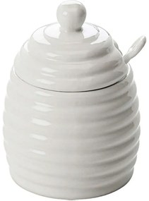 Βάζο Αποθήκευσης Μελιού Με Κουτάλι White Basics AA6233 10cm White Maxwell&Williams Πορσελάνη