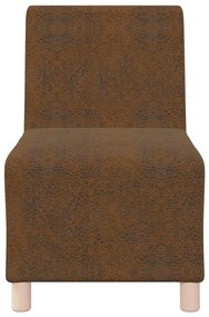 vidaXL Καθίσμα Σαλονιού 2 pcs Καφέ 55 x 74 x 82 εκ.