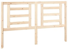 vidaXL Κεφαλάρι Κρεβατιού 156 x 4 x 100 εκ. από Μασίφ Ξύλο Πεύκου