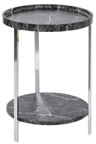 Βοηθητικό Τραπέζι DKD Home Decor Μαύρο Ξύλο MDF 40 x 40 x 53 cm