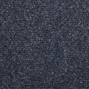 Πατάκια Σκάλας 15 τεμ. Μπλε 65x21x4 εκ. Βελονιασμένο Ύφασμα - Μπλε