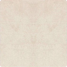 vidaXL Αντιολισθητικό Σαγκί Χαλάκι Κρεμ 120 x 120 cm PP