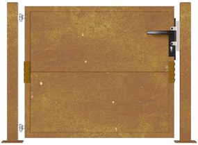 vidaXL Πύλη Κήπου 105x80 εκ. από Ατσάλι Corten
