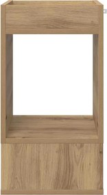 vidaXL End Table Artisan Oak 30 x 30 x 56 εκ. Επεξεργασμένο Ξύλο