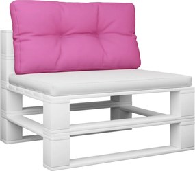 vidaXL Μαξιλάρι Παλέτας Ροζ 70 x 40 x 12 εκ. Υφασμάτινο