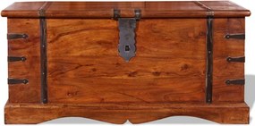 vidaXL Μπαούλο Αποθήκευσης από Μασίφ Ξύλο