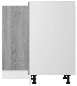 vidaXL Ντουλάπι Κουζίνας Γκρι sonoma75,5x75,5x80,5εκ. Επεξεργ. Ξύλο
