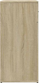 vidaXL Βοηθητικά Ντουλάπια 2 Τεμ. Sonoma Δρυς 79x38x80εκ. Επεξ. Ξύλο