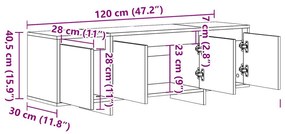 ΈΠΙΠΛΟ ΤΗΛΕΟΡΑΣΗΣ ΠΑΛΙΟ ΞΥΛΟ 120X30X40,5 ΕΚ. ΑΠΟ ΜΟΡΙΟΣΑΝΙΔΑ 856786