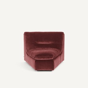 Πολυθρόνα σύνθεσης από βελούδο, GIULIANO