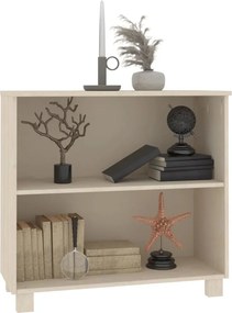 vidaXL Ντουλάπι HAMAR Καφέ Μελί 85 x 35 x 80 εκ. Μασίφ Ξύλο Πεύκου
