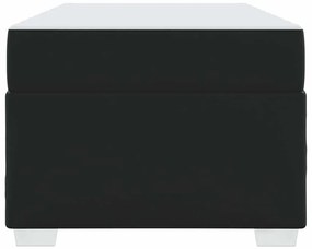vidaXL Σκελετός Κρεβατιού Μαύρο 90 x 200 cm Τεχνητό δέρμα