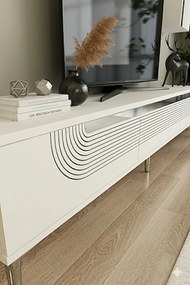 Stewehome Σετ μοντέρνας σύνθεσης τηλεόρασης με ράφι 180x30x41 cm