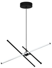 Κρεμαστό Φωτιστικό Οροφής LED 30W Μαύρο Sandy 4307000 Viokef-4307000-Μαύρο 4307000